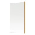 Vasca 800x1400mm Square Bath Screen (6mm) - Brushed Brass - 2