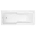 Vasca Stretta Straight 1700x750x550mm 0TH "C" Shower Bath w/Legs - 0