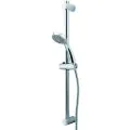 Vema Timea Chrome Riser Handset & Hose Set DICM0426 - 0