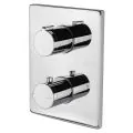 Vema Rectangular Two Outlet Thermostatic Mixer Valve DICM0444 - 0