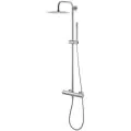 Vema Thermostatic Shower Column w/Fixed Head & Riser - St/Steel DICM0520 - 0