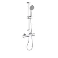 Vasca Stella Cool-Touch Thermostatic Bar Mixer Shower - Chrome - 0
