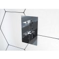 Vasca Cosmo Thermostatic Three Outlet Triple Shower Valve - Chrome - 2