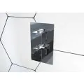 Vasca Cosmo Thermostatic Single Outlet Twin Shower Valve - Chrome - 2