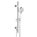 Vasca Urus Round Riser Rail Kit w/Elbow & 3 Mode Handset - Chrome - 0