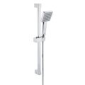 Vasca Cosmo Square Slider Rail Kit & Single Mode Handset - Chrome - 0