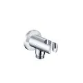 Vasca Handset Wall Bracket w/Wall Outlet - Round - 0