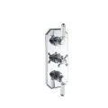 Vasca 1863 Traditional Lever Thermostatic Two Outlet Shower Valve - Chrome - 0