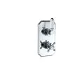 Vasca 1863 Traditional Lever Thermostatic Single Outlet Shower Valve - Chrome - 0