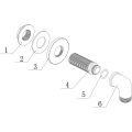 Vasca Traditional Wall Outlet Elbow - 1