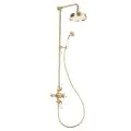 Vasca 1863 Thermostatic Shower Kit - Brushed Brass - 0