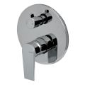 Vema Timea Chrome Two Outlet Shower Mixer w/Diverter DICM0756 - 0