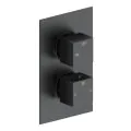 Vasca Cosmo Square Shower Valve & Kit Pack 1 - Matt Black - 1