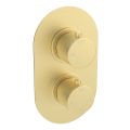 Vasca Urus Round Shower Valve & Kit Pack 1 - Brushed Brass - 1