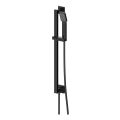 Vasca Cosmo Square Riser Rail Kit w/Elbow & Handset - Matt Black - 0