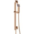 Vasca Cosmo Square Riser Rail Kit w/Elbow & Handset - Brushed Bronze - 0