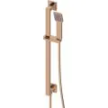 Vasca Cosmo Square Riser Rail Kit w/Elbow & Handset - Brushed Bronze - 0