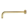 Vema Tiber 400mm Shower Arm - Brushed Brass DICM0856 - 0