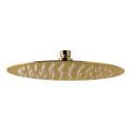 Vema Tiber 250mm Round Showerhead - Brushed Brass DICM0858 - 0