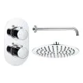 Vasca Urus Round Shower Valve & Kit Pack 1 - Chrome - 0