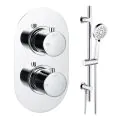 Vasca Urus Round Shower Valve & Kit Pack 2 - Chrome - 0