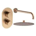 Vasca Urus Round Shower Valve & Kit Pack 1 - Brushed Bronze - 0