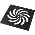 Envy Ultra-Slim Tray Waste Cover - Matt Black - 0
