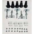 Vasca 45mm Low Profile Offset & Quadrant Riser Set - White - 0
