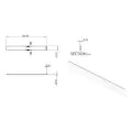 Vasca 45mm Low Profile Square & Rectangular Riser Set - White - 1