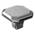 Vasca 34mm Octagonal Deco Knob - Chrome  - 0