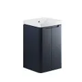 Vasca Aquino 500mm 2 Door Floor Standing Cloakroom Basin Unit - Matt Indigo - 0
