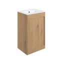Vasca Rapallo 510mm Floor Standing Unit Inc. Basin - Seville Oak  - 0