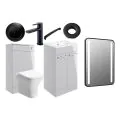Vasca Forte 510mm F/S Furniture Pack - Grey Gloss w/Black Finishes - 0