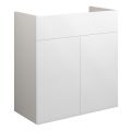 Vasca Liscio 600mm Standard Basin Unit - White Gloss (Grey Cab)  - 0
