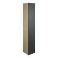 Vasca Liscio 300mm Tall Unit - Matt Graphite Grey (Oak Cab) - 0