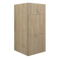 Vasca Liscio 300mm Standard 3 Drawer Unit - Havana Oak (Oak Cab)  - 0