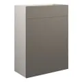Vasca Liscio 600mm Standard WC Unit - Matt Stone (Grey Cab)  - 0