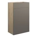 Vasca Liscio 500mm Standard WC Unit - Matt Stone (Oak Cab)  - 0