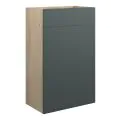 Vasca Liscio 500mm Standard WC Unit - Matt Green (Oak Cab) - 0