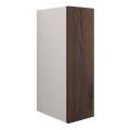 Vasca Liscio 200mm Standard Toilet Roll Unit - Warm Walnut (Grey Cab)  - 0