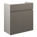 Vasca Salto 600mm Standard Basin Unit - Matt Stone (Grey Cab)  - 0