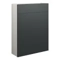 Vasca Salto 600mm Slim WC Unit - Matt Graphite Grey (Grey Cab) - 0