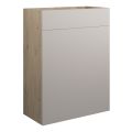 Vasca Salto 600mm Standard WC Unit - Matt Dove Grey (Oak Cab)  - 0