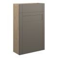 Vasca Bordo 500mm Slim WC Unit - Matt Stone (Oak Cab)  - 0