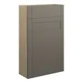 Vasca Bordo 500mm Slim WC Unit - Matt Stone (Oak Cab) - 0