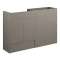 Vasca Liscio 1236mm Standard Basin & WC Unit Pack - Matt Stone (Oak Cab) - 0