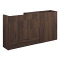 Vasca Liscio 1536mm Standard Basin  WC & 3 Drawer Unit Pack - Warm Walnut (Oak Cab)  - 0