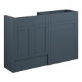 Vasca Bordo 1236mm Standard Basin & WC Unit Pack - Matt Arley Blue (Oak Cab)  - 0