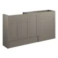 Vasca Bordo 1536mm Standard Basin WC & 1 Door Unit Pack - Matt Stone (Oak Cab) - 0