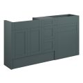 Vasca Bordo 1536mm Standard Basin  WC & 3 Drawer Unit Pack - Matt Green Camo (Oak Cab)  - 0